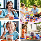 Freezer Storage Containers - (6 Pack-16 Oz)