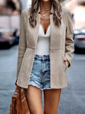 Casual Solid Patchwork Coat(4 colors)